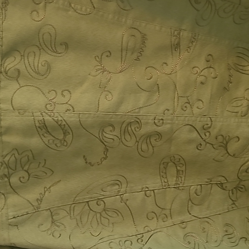 Chico's olive green shirt - Picture 6 of 6